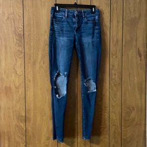 American Eagle 360 Next Level Stretch ripped jeans